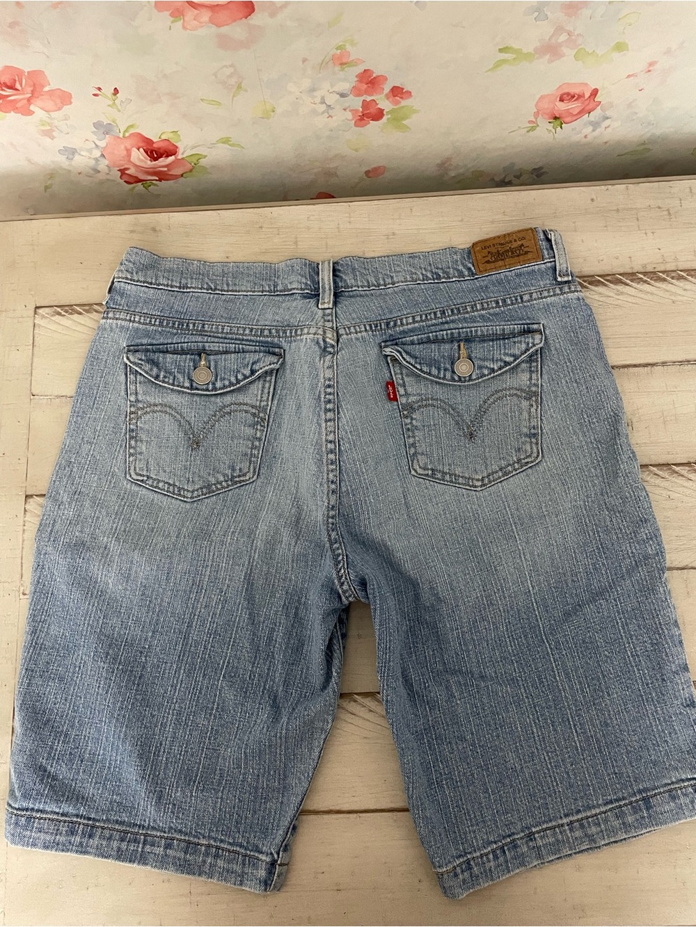 Levis 515 Denim Bermuda Shorts